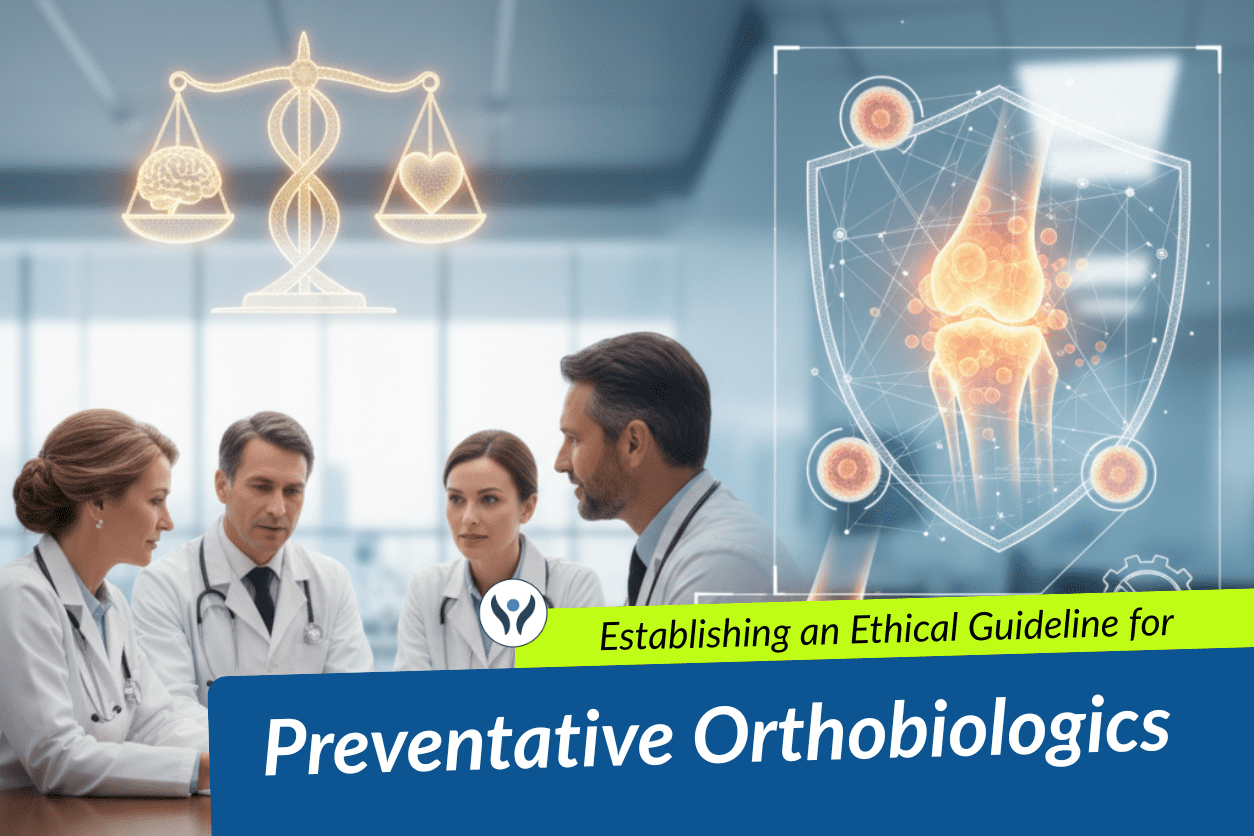Establishing an Ethical Guideline for Preventative Orthobiologics
