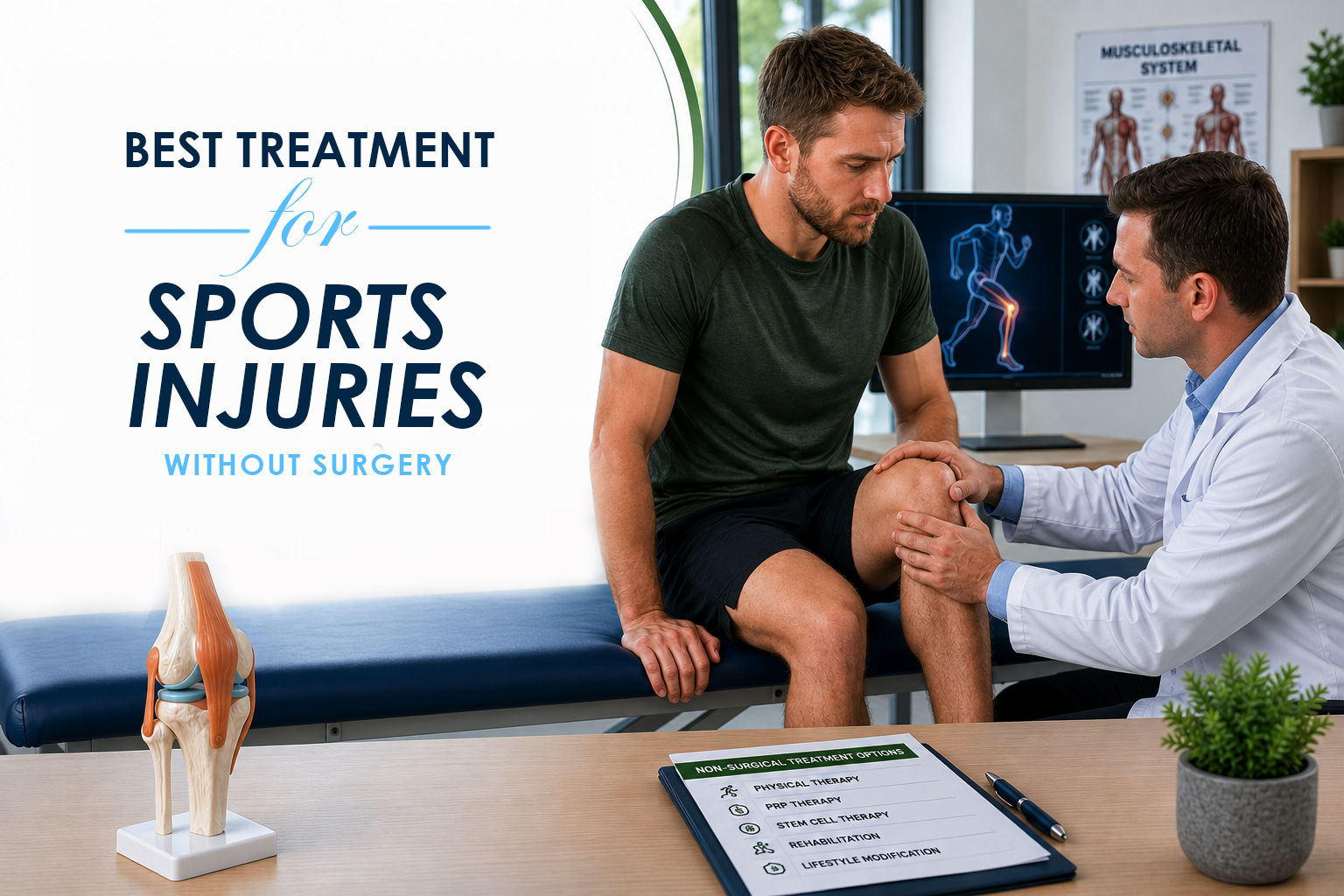 Avoid Surgery: Best Treatment for Sports Injuries Without Surgery
